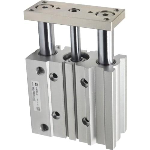 MGPM MGPM12 MGPM16 Pneumatic cylinder Compact guide cylinderThin Three axis air with guide rod-10Z-20Z-25-30-40-50-60-75-80-100Z