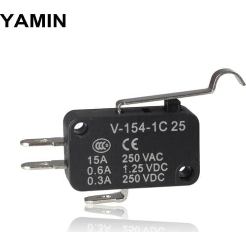 Micro Switch Fretting Limit switches V-154-1C25 Small-sized Mini Point 250VAC Action Stroke Switch (20PCS)