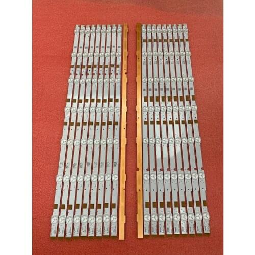 New 5set=100 PCS 7LED(3V) 575mm LED backlight strip for 55 inch TV LB55065 V0_04 V1_04 77900 E213009
