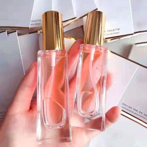 1 Pcs 30/50ml Portable Clear Glass Refillable Perfume Atomizer Empty Spray Bottle Squeeze Containers