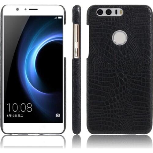 SUBIN Luxury Crocodile Skin PU Leather Case For Huawei Honor 8 Back Cover Phone Protective Case With 8 Different Colors