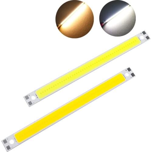 Highlight LED Light Strip 120MM*10MM 10W 3000K COB Super 1050lm Warm White Lights Strips Lamps DIY Work 12CM COB Bar Light