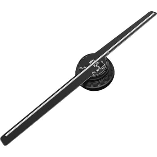 LED 3D WiFi/Plug-in Fan Holographic Projector Upgrade Highlight Holographic Advertising Light Machine Remote Hologram Player