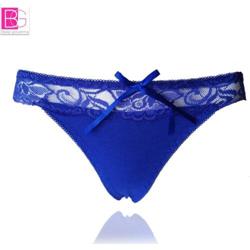 L'bellagiovanna Cotton Briefs for Women Panties Sexy Lace Girl Underwear Panty Female Seamless Underpants Intimate Knickers 6807