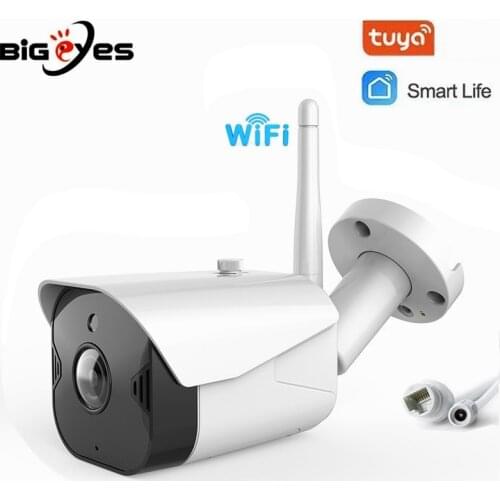 1080P Outdoor Bullet Camera TUYA Smart APP Waterproof WiFi IP Camera Smart Life APP Surveillance Security Camera Night Vision