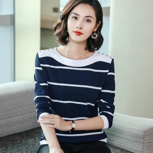 BOBOKATEER Plus size striped t shirt women clothes 2020 tee shirt femme t-shirt woman tshirts mujer camisetas koszulki damskie