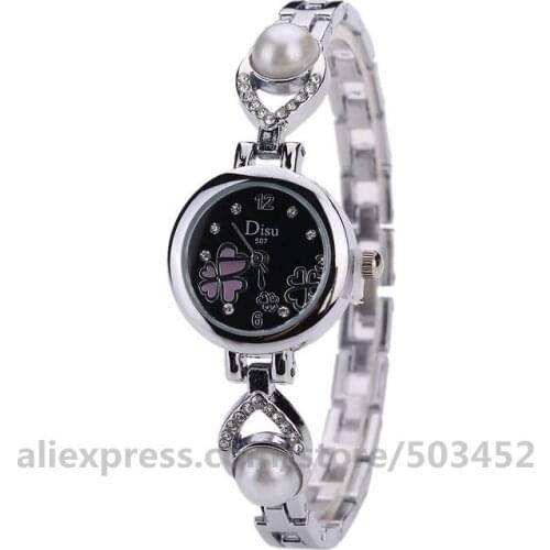 100pcs/lot 103049 Pearl Watch Sweet Student Reloj Mujer Wholesale Lady Watch For Woman Small Dial Bracelet Watch