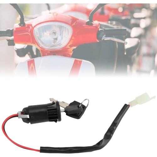 2 Pcs Ignition Switch Lock And Key Set For Bike Tricycle Electric Scooter Accessories Replaceme Ignition Switch Key Set