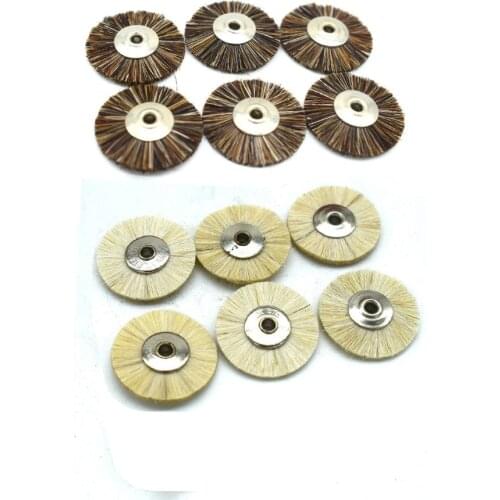 20pcs Medium Hair Wheel Brushes 22mm Jewelers Polishing Brush jewellery tools