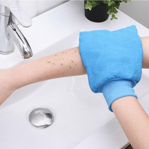Household Bathing Glove Shower Glove Glove Sided Thickened Exfoliating Body Scrub GlovesTowel Decontamination Bathing