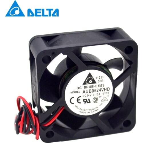 Delta AUB0524VHD 5020 50mm 5CM DC 24V 0.15A the Server inverter PC Case Cooling fan