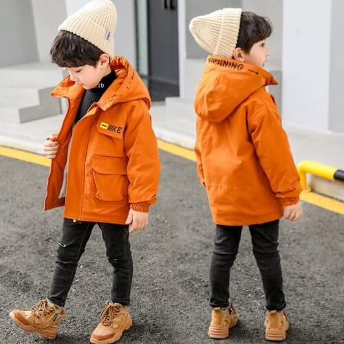 Childrens jacket spring autumn 2020 new Japanese style kids jackets trench coat for boys and girls