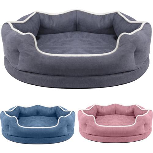 Pet Dog Sofa Removable and Washable Memory Foam Velvet Large Medium and Small Cat Kennel Mattress Soft Massage Pet Supplies