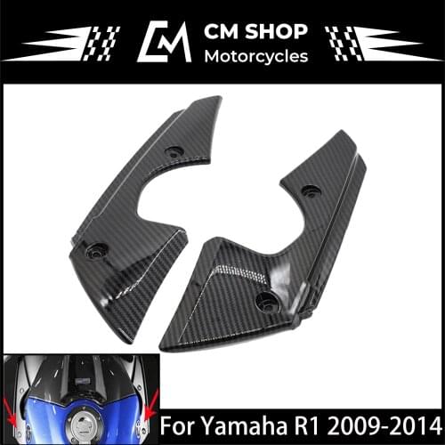 For Yamaha YZFR1 YZF R1 2009-2014 Motorcycle ABS Carbon Fiber Injection Fuel Tank Left Right Side Plate Small Plate Guard