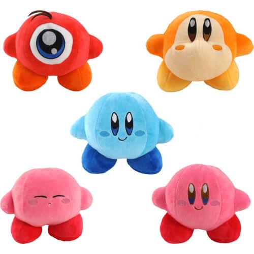 14cm Blue Star Plush Toys Soft Stuffed Pink Waddle Dee Doo Game Character Plush Doll Children Gifts