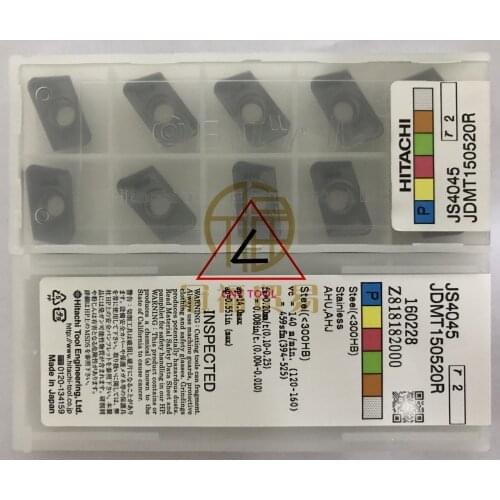 JDMT150520R JS4045 10pcs Hitachi high cutting performance CNC indexable inserts