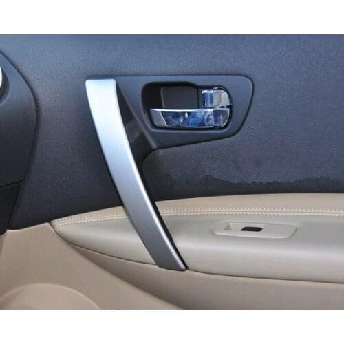 Interior Door Handles Decorative Cover /Plates For Nissan Qashqai 2008 2009 2010 2011 2012 2013 2014 2015 DB014