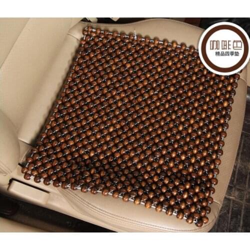 Natural Maple Wood Bead Car Seat Cushion Massage Breathable Cool Environmental Seat Mat For Car Office