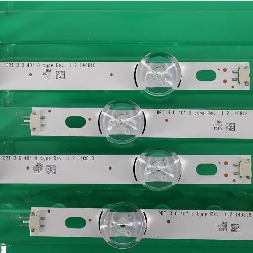 New Kit 8 PCS LED Backlight strip For LG 40LF630V 40LF570V INNOTEK 40 DRT4.0 DRT 4.0 3.0 40 inch A B SVL400 6916L-0885A 0884A