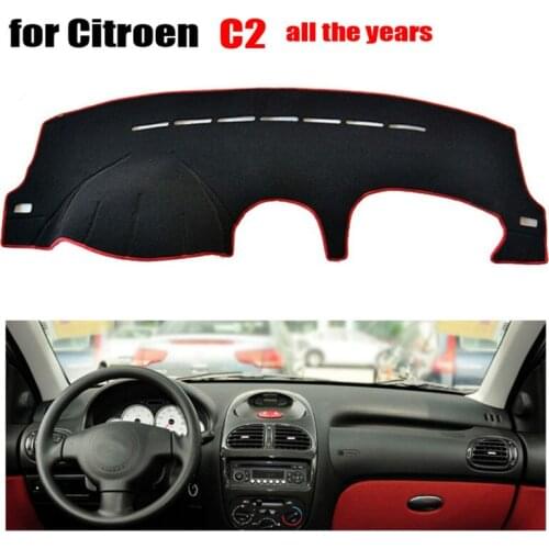 Car dashboard covers mat for Citroen C2 all the years Left hand drive dashmat pad dash covers Instrument platform accessories