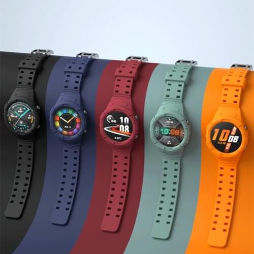 Strap For Huawei watch GT 2e Wristband case 46mm 42mm integrated all-inclusive watch band on huawei gt2e GT 2 gt2 rubber strap