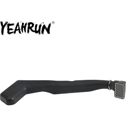 Black Rubber Safari Snorkel for D90 1/10 RC Crawler Car Truck Body Upgrade Parts