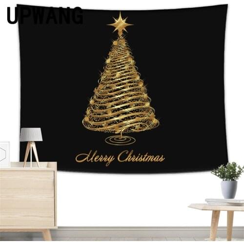 Christmas Tree Tapestry Wall Hanging Sandy Beach Picnic Rug Camping Tent Sleeping Pad Home Decor Bedspread Sheet Wall Cloth