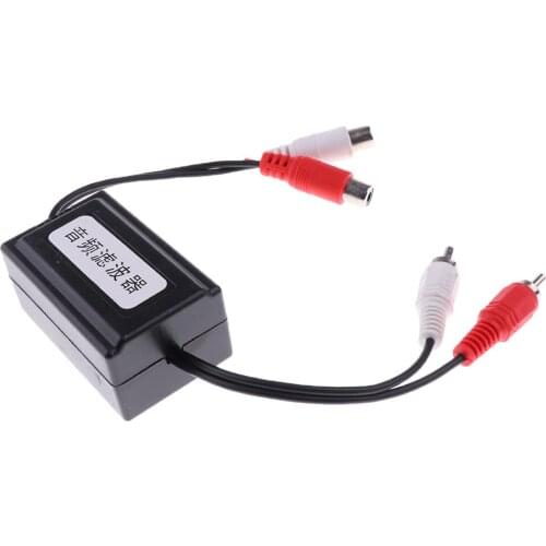 Replacement 12V Car/Home Audio 2 Channel RCA Ground Loop Noise Isolator