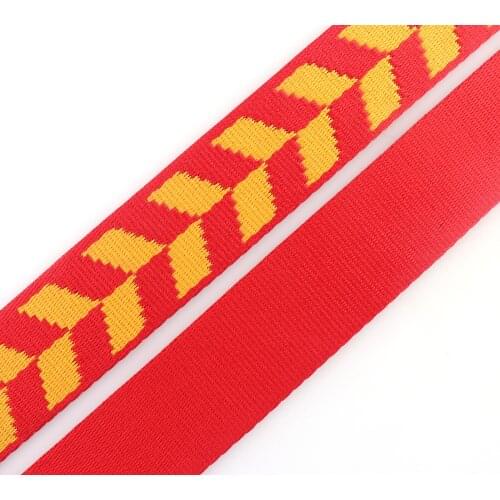 1.5" Cotton Webbing fabric Dog Collar Polyester Canvas Strap Jacquard Ribbon Nylon Webbing DIY belt backpack purse strap Handbag