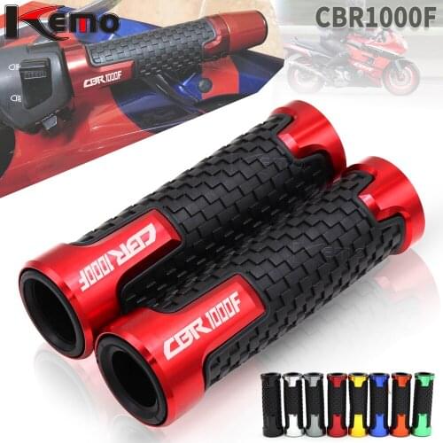 For HONDA CBR1000F CBR 1000F 7/8" 22mm Universal Motorcycle Accessories CNC Aluminum Handlebar Hand Grips Handle Bar End Grip