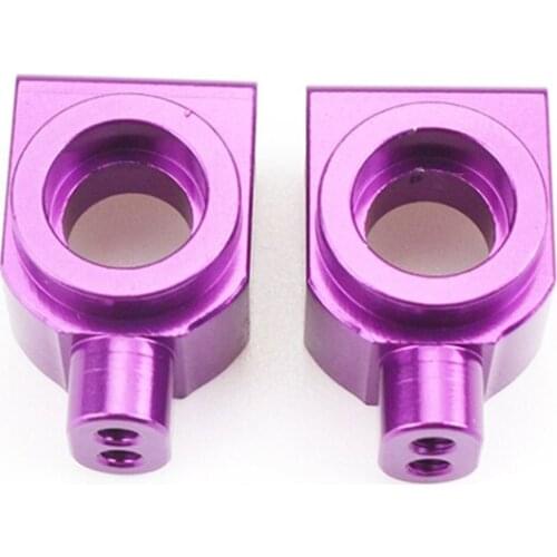 2Pcs Aluminum Alloy Rear Wheel Axle Carrier Rear Axle Seat for Wltoys 104001 1/10 RC Car Upgrade Parts