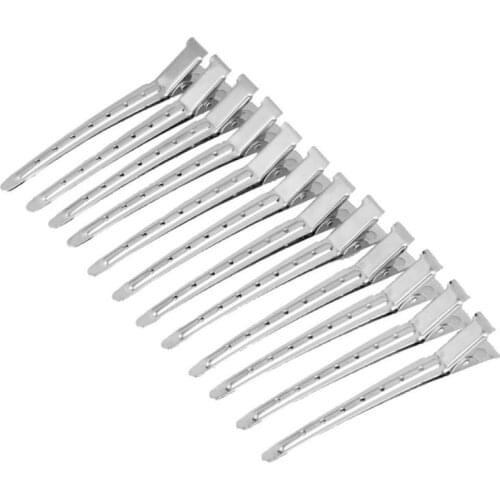 Stainless Steel Duckbill Mouth Clips Professional Hairdressing Beak Hair Sectioning Crocodile Hairpins Salon Dying Styling Tools