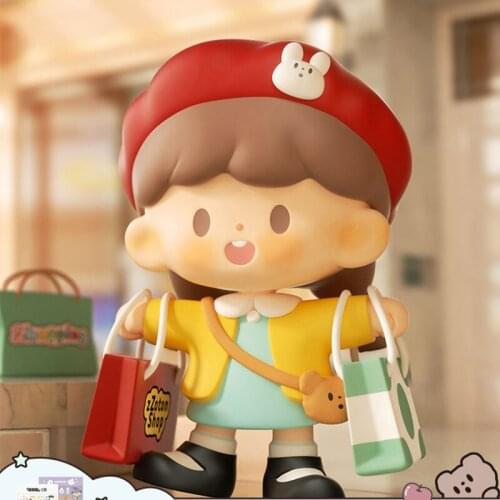 Zzton Blind Box Toys Cute Department Store Shopping Anime Figure Random Surprise Model Gift Decoration Birthday 8Pcs/Set