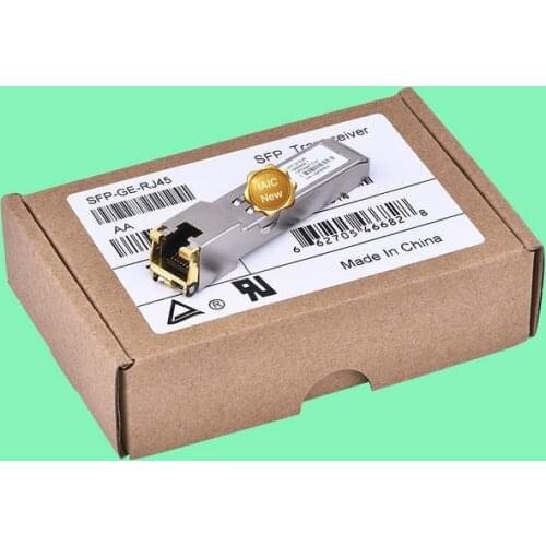 100%New In box 1 year warranty SFP-GE-RJ45 RJ45 100M 1.25G Need more angles photos, please contact me