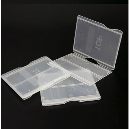 2 PCS Pathological Slides Storage Holder Box Slides Holder Case Plastic Microscope Slides Box