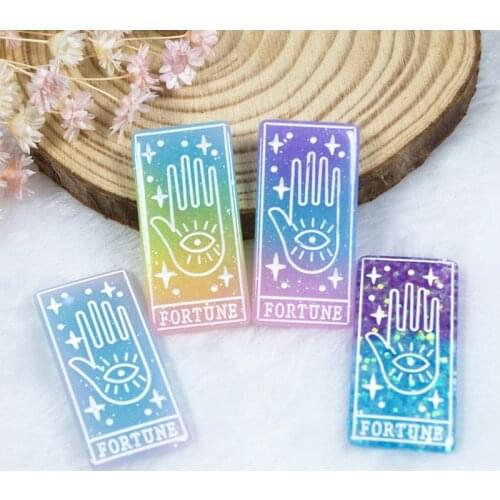 5pcs/lot 39*19mm flatback resin Tarot Divination board planchette necklace parts game board