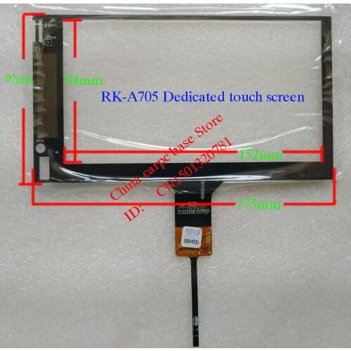 7inch touch panel screen for RK-A705 Car Navigator Special 175*97MM GT911 HST-10T26 R14354-V20