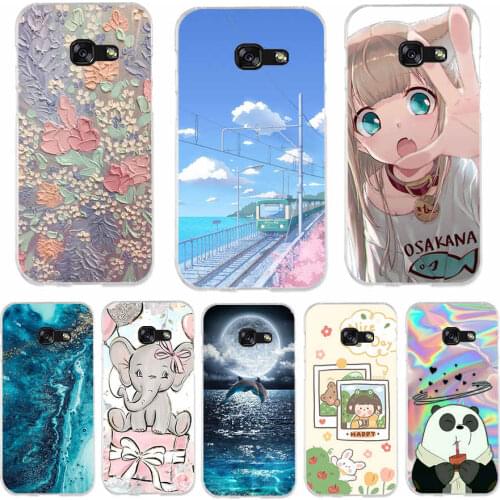 Case For Samsung Galaxy A5 2017 A520 A510 F Case 5.2" Phone Silicone case For Fundas Samsung A 5 2017 bumper Coque