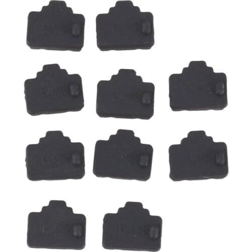 Ethernet Hub Port RJ45 Anti Dust Cover Cap Protector Plug 10Pcs Black