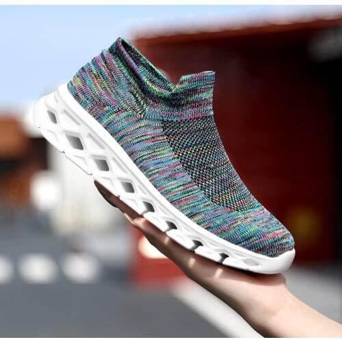 Mens Shoes Casual Men Sneakers Casual Shoes Men Designer Breathable Sock Mouth Sneakers for Men Big Size 35-45 Zapatos Hombre