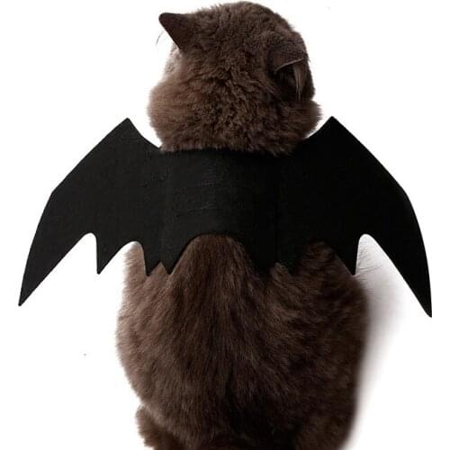 Pet Bat Wings Cat Bat Wing Cosplay Prop Halloween Bat Fancy Dress Costume Outfit Wings Cat Costumes Photo Props Headwear