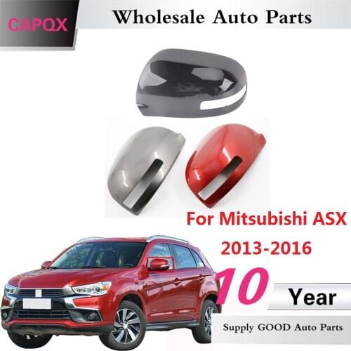 CAPQX For Mitsubishi ASX 2013 2014 2015 2016 High Quality Outside Rearview mirror Cover Side rear view mirror house cap shell