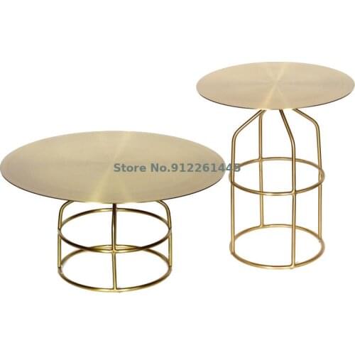 Nordic Style Small Tea Table Sofa Side Table Bedside Table Living Room Small Round Table Net Red Small House Type Is Simple