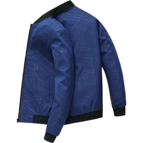 Mens jacket spring and autumn clothes new middle-aged and young casual self-cultivation trend mens jacket jacket