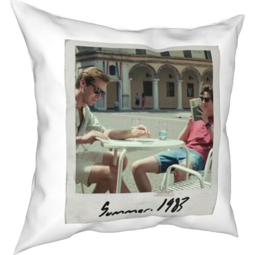 Call Me Through Your Name Pillows Case Elio Oliver CMBYN LGBT Homosexual Film Pillows Coverage Decorative Pillows for Home 40x40