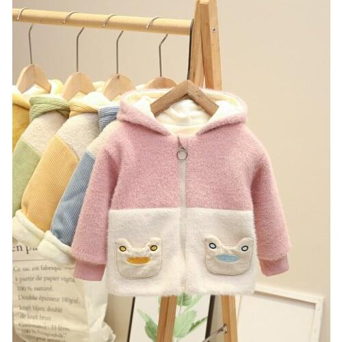 Boys Spring Autumn Coats Kids Jackets Toddler warm With Pocket Children cute Outerwear Baby Clothes