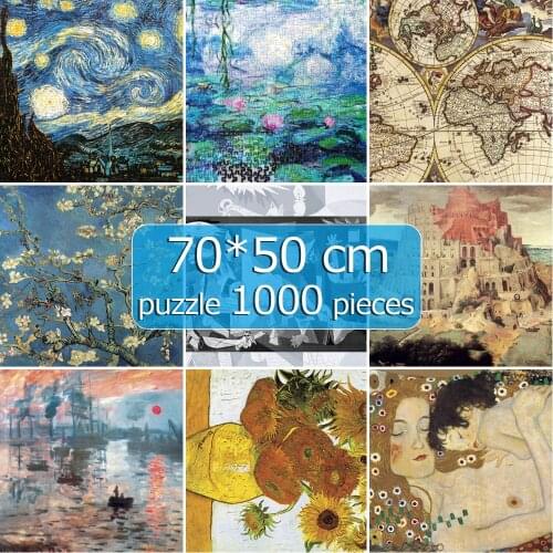 Jigsaw puzzle 1000 pieces scenery Assembling picture Landscape puzzles 50*70cm toys puzzle for adults children games educational
