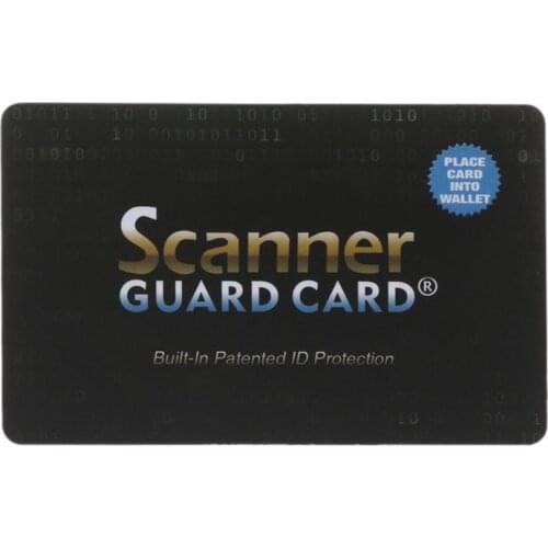 Portable Credit Card Protector RFID Blocking NFC Signals Shield Secure For Passport Case Purse