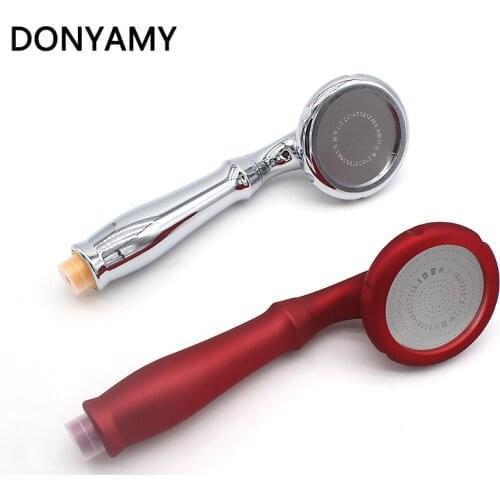 DONYUMMYJO 2 Color High Pressurize Water Saving ABS Hand held Shower Bathroom Rainfall Shower Head Bathroom Shower Accessories