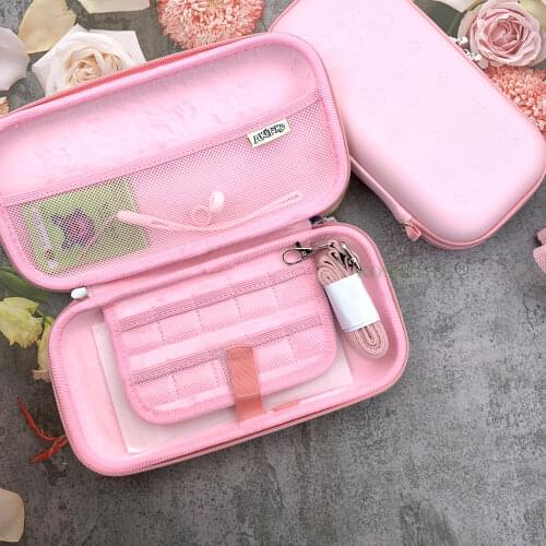 For Nintendo Switch Storage Bag For Animal Crossing Lite Case Bag For Nintendom Switch Bag Cover Cute Portable Pouch+glass